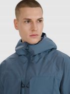 Kurtka męska z kapturem, niebieska, 4F