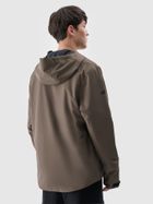 Kurtka męska z kapturem, zielona, 4F