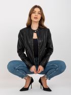 Kurtka ramoneska damska, czarna, Honey Winter