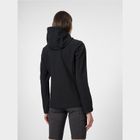 Kurtka softshell damska z kapturem, grafitowa, 4F