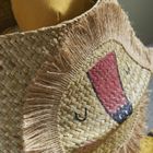 La Factory, The king of the jungle, kosz na zabawki z uchwytami, jutowy