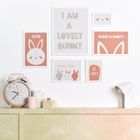 La Factory, The king of the jungle, plakaty do pokoju dziecka, 6 ramek