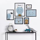 La Factory, The king of the jungle, plakaty do pokoju dziecka, fun, 6 ramek