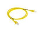 Lanberg, patchcord, kat. 5e, UTP, 1m, żółty