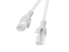 Lanberg, patchcord, kat. 6, UTP, 1m, szary