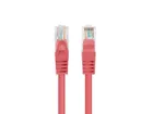 Lanberg, patchcord, KAT.6 FTP, 0.25m, czerwony, FLUKE PASSED, 10 szt.