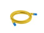 Lanberg, patchcord, S/FTP, kat. 6A, 3m, żółty