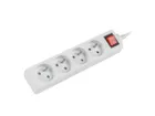 Lanberg, przedłużacz, 1,5 m, PS1-04E-0150-W