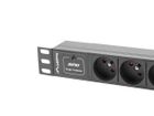 Lanberg, Rack, listwa zasilająca, 3xTypE, 10A, 2 m, PDU-03E-0200-IEC-BK