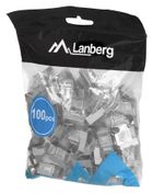 Lanberg, wtyk sieciowy, przelotowy, RJ45 (8P8C) KAT.5E FTP, 100 szt., PLS-5000EZ