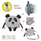Lassig, About Friends, Panda Pau, torebka listonoszka mini, nerka