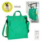 Lassig, Casual Label, Star deep green, torba do wózka