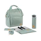 Lassig, Glam Label, Goldie Backpack, plecak dla mam z akcesoriami, mint