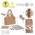 Lassig, Green Label, Everyday, torba dla mam z akcesoriami, almond