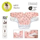 Lassig, Happy Fruits Cherry, zestaw śliniaków z długim rękawem, 6m+, 2 szt.