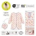 Lassig, Happy Fruits, fartuch z długim rękawem, wodoodporny, peach