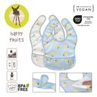 Lassig, Happy Fruits Lemon, zestaw śliniaków wodoodpornych, 6m+, 2 szt.