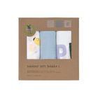 Lassig, Happy Fruits, pieluszka bambusowa, otulacz, lemon, 80-80 cm, 3 szt.