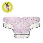 Lassig, Happy Rascals, zestaw śliniaków z długim rękawem, Heart Lavender, 6m+, 2 szt.