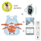 Lassig, Tiny Drivers, plecak dla przedszkolaka, samolot