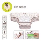 Lassig, Tiny Farmer, zestaw śliniaków z długim rękawem, gąska, 6m+, 2 szt.