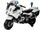 Lean Cars, BMW R1200, Motor policyjny, pojazd na akumulator, biały