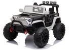 Lean Cars, Jeep, pojazd na akumulator, JC666, policyjny, biały