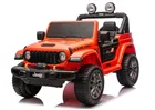 Lean Cars, Jeep Rubicon, pojazd na akumulator 4-4, DK-JWR556 4-200W 24V, pomarańczowy