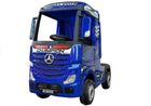 Lean Cars, Mercedes Actros, pojazd ciężarowy na akumulator, niebieski lakierowany MP4