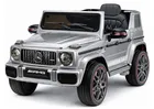 Lean Cars, Mercedes AMG G 63, pojazd na akumulator, srebrny lakierowany