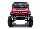 Lean Cars, Mercedes Unimog 4-4, pojazd na akumulator, czerwony