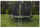 Lean Sport, Pro, trampolina, 14ft, czarno-zielona