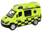 Lean Toys, ambulans, interaktywny pojazd zdalnie sterowany, żółty