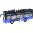 Lean Toys, autobus miejski piętrowy, pojazd interaktywny, 1:16