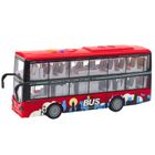 Lean Toys, autobus miejski piętrowy, pojazd interaktywny, 1:16