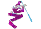 Lean Toys, błyszcząca wstęga do tańca, różowo-niebieska, 2,4m