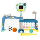 Lean Toys, bramka dla malucha, tablica led, zestaw 5w1