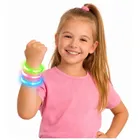 Lean Toys, bransoletki fluorescencyjne, świecące w ciemności, 3 szt.