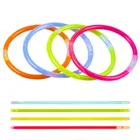 Lean Toys, bransoletki fluorescencyjne, świecące w ciemności, 5 szt.