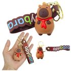 Lean Toys, brelok figurka, Kapibara z czerwoną chustką