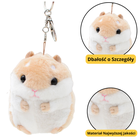 Lean Toys, chomik, brelok-maskotka, beżowy, 10 cm