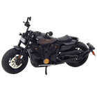 Lean Toys, Chopper, motocykl, pojazd interaktywny, czarno-złoty, 1:12