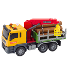 Lean Toys, ciężarówka z dźwigiem do drewna, pojazd interaktywny