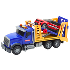 Lean Toys, ciężarówka z lawetą i samochodem