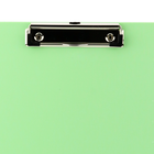 Lean Toys, deska z klipem A4, do pisania plastikowa, zielona