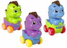 Lean Toys, dinozaur w jajku, pojazd nakręcany