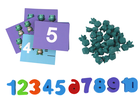 Lean Toys, dinozaur waga, zabawka edukacyjna, nauka liczenia
