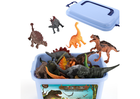 Lean Toys, Dinozaury, zestaw figurek w pudełku, 46 elementów