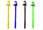 Lean Toys, długopis czarny, dinozaur, 0.5 mm, 1 szt.