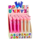 Lean Toys, długopis świecący, różowy flaming, niebieski, 0.7 mm, 1 szt.